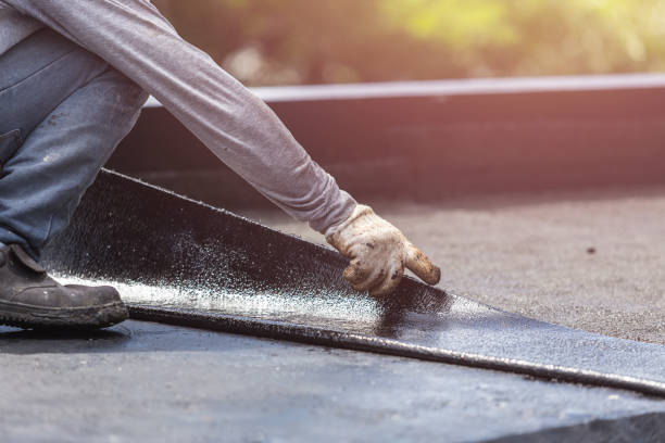 Professional Waterproofing technician working in Ronkonkoma, NY